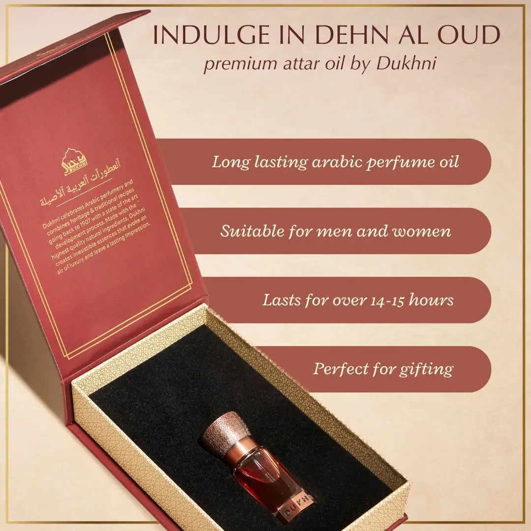Dehan Al Oud Attar Of Authentic Arabic Perfume For Unisex 0.3 Ounce / 8 ml Oil Perfume