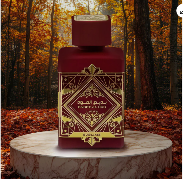 Bade'E Al Oud Sublime Red By Lattafa Red For Unisex 3.4 Ounce/ 100 ml Eau De Parfume Spray