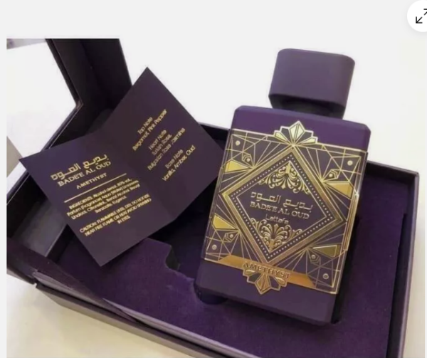 Bade'E Al Oud Amethyst Purple By Lattafa For Unisex 3.4 Ounce/ 100 ml Eau De Parfume Spray
