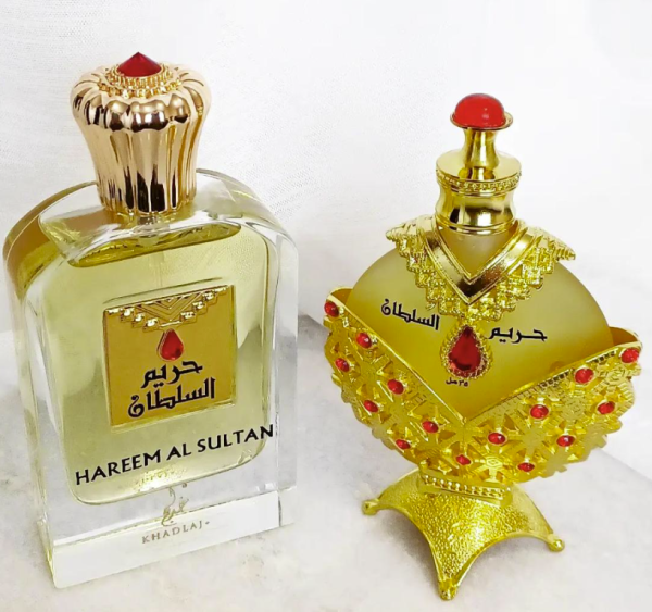 Gift Hareem Al Sultan Gold Authentic By Khadlaj For Women 1 Ounce/ 0.7ml Oil Perfume