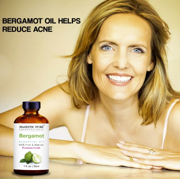 Bergamot Usda Organic Essential Oil 100% Pure And Natural Undiluted For Unisex 1 Ounce/ 30 ml Oil Perfume