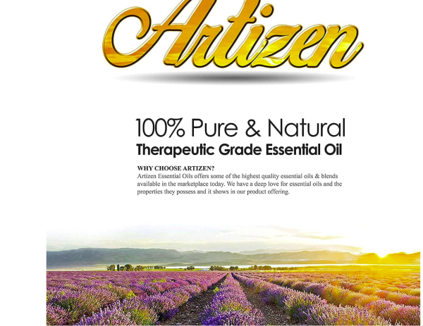 Rose Artizen Essential Oil 100% Pure And Natural Undiluted For Unisex 2 Ounce/ 60 ml Oil Perfume