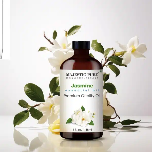 Jasmine Essential Oil - 100% Pure And Natural Undiluted - For Unisex - 4 Ounce/ 118 ml - Oil Perfume