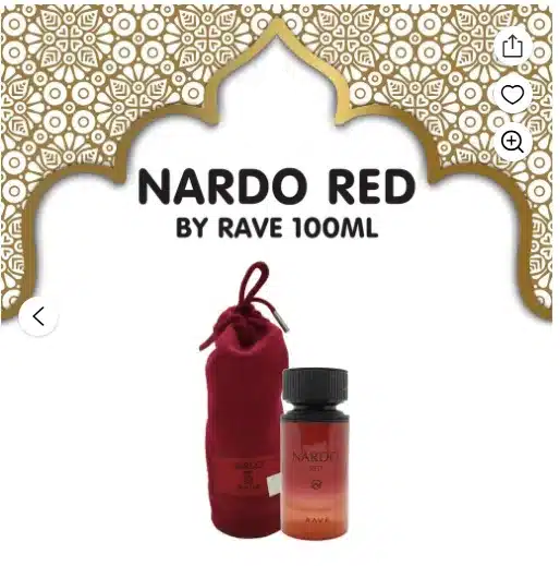 Nardo Rave Red For Unisex 3.4 Ounce/ 100 ml Eau De Parfume Spray