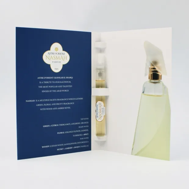 Nasmah For Women 0.3 Ounce / 8 ml Eau De Toilette Vaporisateur Natural Spray