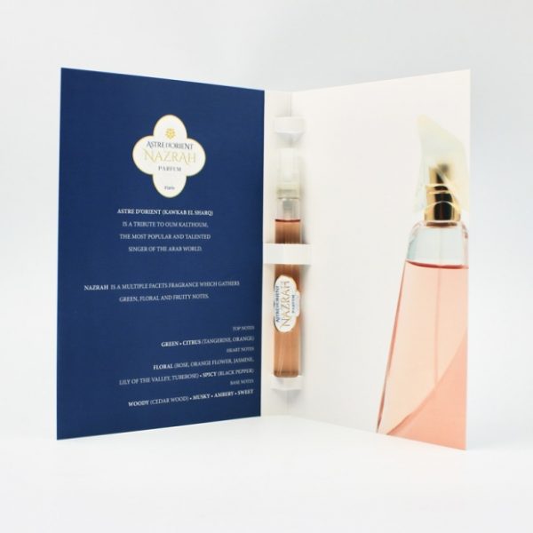Nazrah For Women 0.3 Ounce / 8 ml Eau De Toilette Vaporisateur Natural Spray