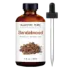 Sandalwood Permium Oil 100% Pure And Nutural Undiluted For Unisex 1 Ounce/ 30 ml Oil Perfume