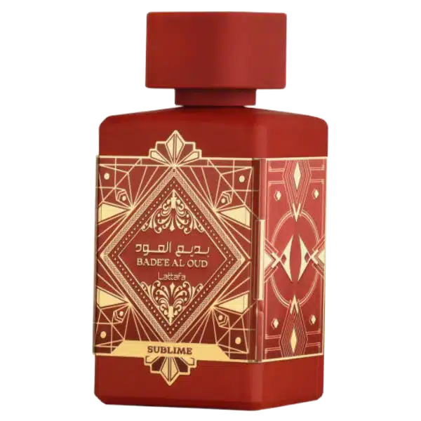 Bade'E Al Oud Sublime Red By Lattafa Red For Unisex 3.4 Ounce/ 100 ml Eau De Parfume Spray